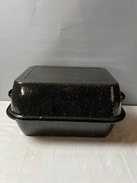 USA Large Granite Rectangle Roaster