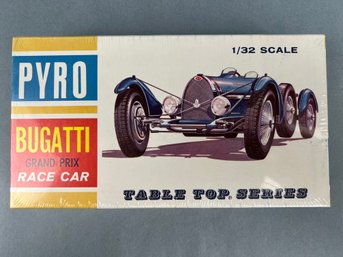Vintage Model Car By Pyro Bugatti Grand Prix Race Car.