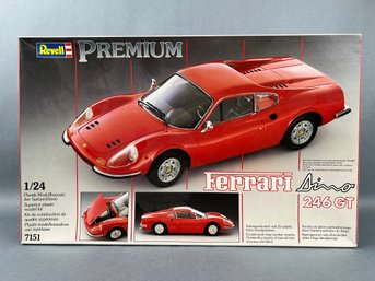 Vintage Model Car By Revell Ferrari 246 GT.