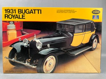 Vintage Model Car By Testors 1931 Bugatti Royale.