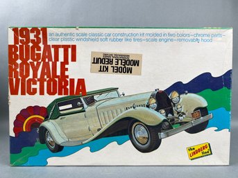 Vintage Model Car By Lindberg Bugatti Royale Victoria.
