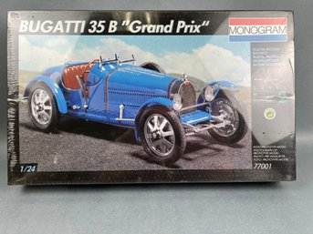 Vintage Model Car By Monogram Bugatti 35 B Grand Prix.