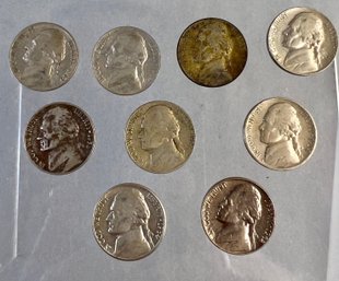 Collection Of Nickels From 1940's To 60's