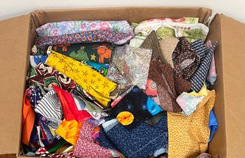 Box Lot Of Material Pieces