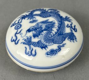 Vintage Chinese Ink Paste Porcelain Pottery