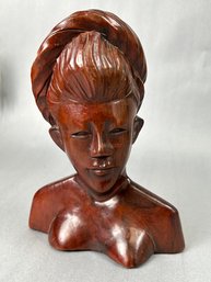 Vintage Hardwood Indonesian Sculpture