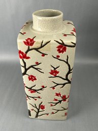 Chinese Porcelain Floral Vase *local Pick Up Only*
