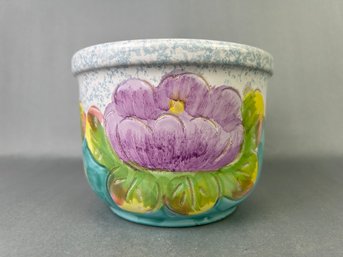Floral Pastel Italian Small Planter