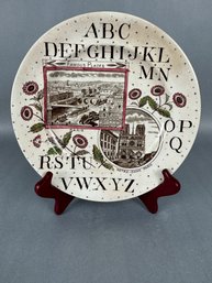 Collectors Plate:  Famous Places