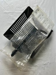 Grill Basket And BBQ Jumbo Turner