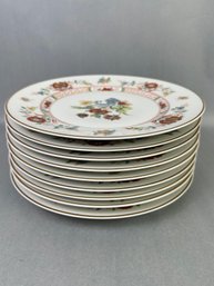 Haviland Limoges- Cathay - 12- 10 Inch Dinner Plates