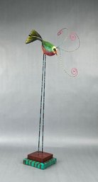 Signed Sculptured Bird By Artist Judith Whipple