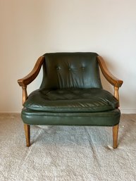 Vintage Green Armchair - The Bon Marche