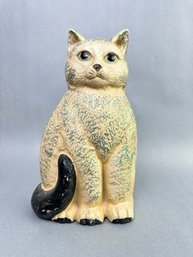 Heavy Cast Iron Cat Door Stop