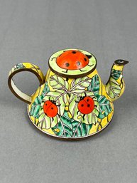 Miniature Enamel Teapot By Kelvin Chen