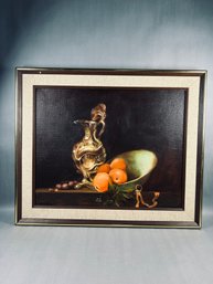 Original Still Life Painting, Signed By Artist Dick Wilson