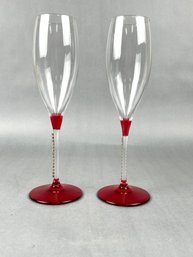 Fiala Design Works Stemware With Rhinestones