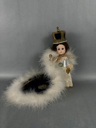Ginny Doll - Queen With Crown, Cape & Specter