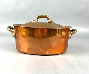 Copper Oval Pan Made In France