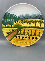 Large Decorative Plate.