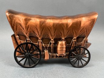 Copper Colored Conestoga Music Box.