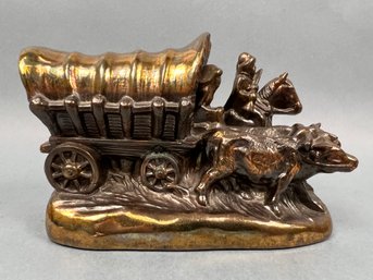 Vintage Dodge Covered Wagon Book End.