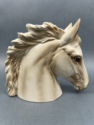 Vintage Horse Planter.