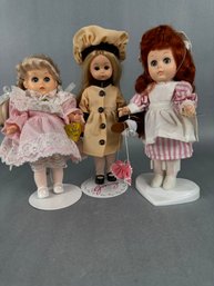 Ginny Dolls - Pink Dress,  Pink Nurse With Mask, Tan Button Up Dress