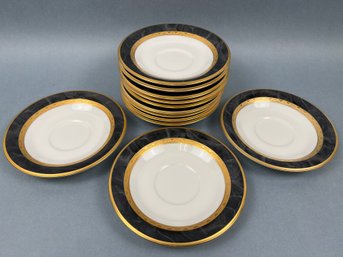 12 Noritake Opulence Saucers.