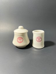 United States Medical Department Cream And Sugar