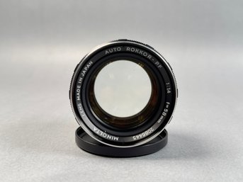 Minolta Auto Rokkor PF 58mm 1:1.4 Lens