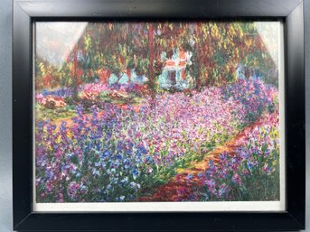 Framed Floral Print.