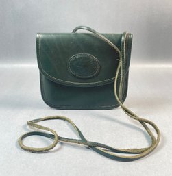 Vintage Michael Green Small Purse-pouch - Dark Green Leather