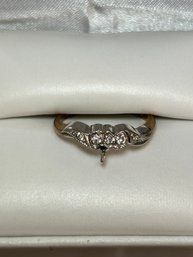 Karat Clad 18Kt Electroplated Ring With Clear Stones