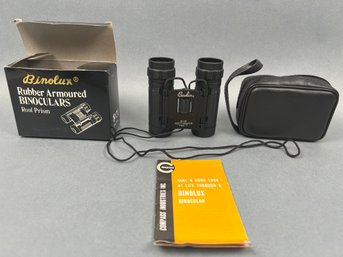 Binolux Rubber Armoured Binoculars.