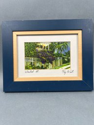 United Street Key West Framed Print.