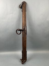 Antique Oak Harness Or Yoke