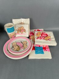Plates, Napkins & Cups For Baby Shower