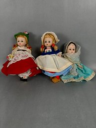 Madame Alexander Dolls:  Swiss, Dutch And India
