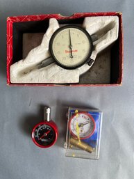 Lot Of 3 Pressure Gauges