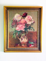 Original Oil Floral Still Life - Signed
