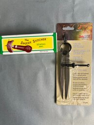 Speedy Stitcher Sewing Awl & Tandy Leather Wing Dividers