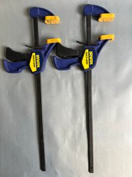 Set Of 2 Irwin Quick Grip Clamps - 19 Inch