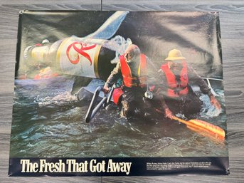 Vintage Rainier Beer Poster The Fresh That Got Away