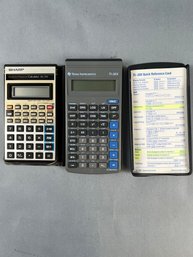 Sharp Business Calculator EL731/texas Instruments TI-30x Calculator
