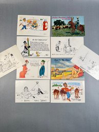 Lot Of Vintage Joke Postcards