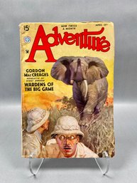 April 15, 1935, Issue Of Adventure Magazine