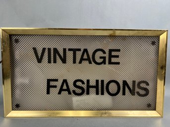 Vintage Parneon Price Bros Lighted Sign.