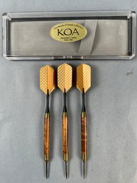 Koa Wood Dart Set