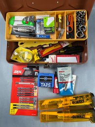 Small Tool Box With Blades And Sockets More